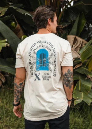 God Behind Bars "God's Purpose" Sand Tee
