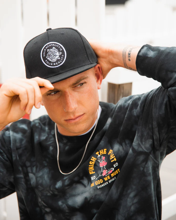 Finish The Fight Tie Dye Sweatshirt - Image 3