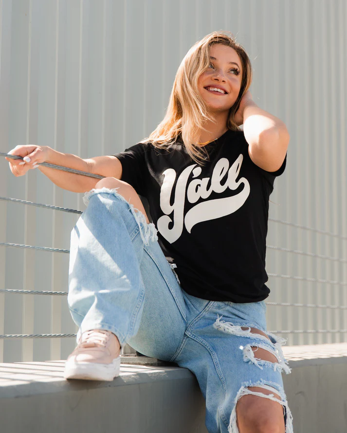 Y'all Tee - Black - Image 3